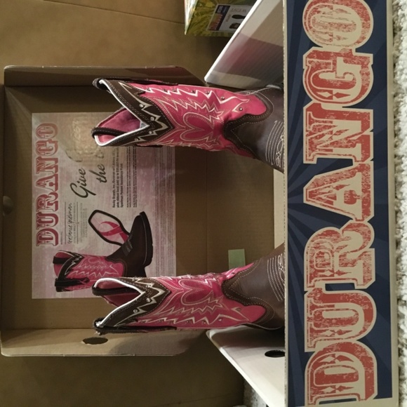 Pink Durango Women’s Size 7 Western Cowgirl Boots - Picture 5 of 5